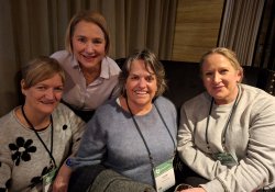 Queensland Health diabetes NP Gill Dicker, Family Health Matters co-owner and NP Michal Noonan, Tuuhono Hauora NP Lynette Baines and Waikato primary care locum and telehealth NP Katy Cryer [Image: NZD]