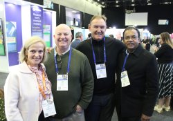 CSL Seqirus associate marketing director Jill Desborough, senior hospital territory manager Paul Kelly, territory manager Brian Booth and senior territory manager Praveen Nalam [Image: NZD]