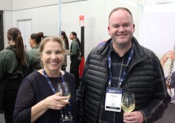 Executive assistant to RNZCGP medical director Prabani Wood, Louise Abolins; RNZCGP academic development manager Brendan Harris [Image: NZD]