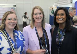 RNZCGP marketing manager Lisa Saunders; GPNZ head of communications and engagement Marie Simpson; RNZCGP medical director and specialist GP at the University of Waikato Student Health Service Prabani Wood [Image: NZD]