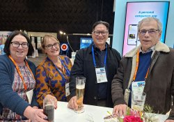 Temuka Family Practice specialist GP Katy Burton; Boehringer Ingelheim’s Sheryl Hume and Tony Davison; Temuka Family Practice specialist GP Bryan Moore [Image: NZD]