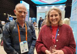 Carefirst specialist GP Geoff Putt; Boehringer Ingelheim’s Nicola Gibson-Groot [Image: NZD]