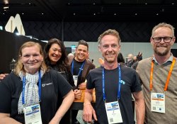 Medtech Global’s Chrissie Patterson, Liz Agnew and Will Reedy; Webtools chief growth officer Al Duncan; Tend Health chief medical officer Graham Denyer [Image: NZD]