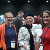 Vibe Youth One Stop Shop (Hutt Valley) specialist GP Emily Cavana, RNZCGP outgoing president Samantha Murton (aka artiste) and St Martins Medical specialist GP Caroline Ansley