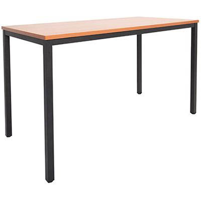 Rapidline Steel Frame Drafting Height Table 1500 X 750 X 900mm Cherry