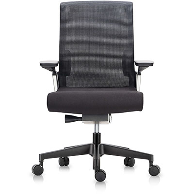 MATCH ERGONOMIC CHAIR MEDIUM MESH BACK ARMS BLACK