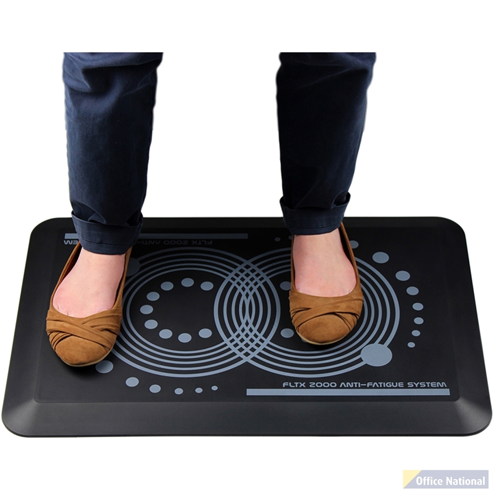 FLOORTEX ANTI-FATIGUE CHAIRMAT 2000 400 X 600MM GREY