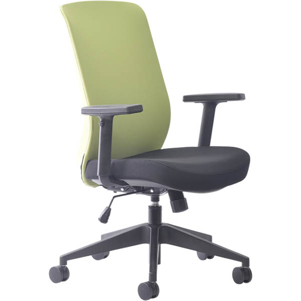 Buro Mondo Gene Task Chair High Back Arms Green