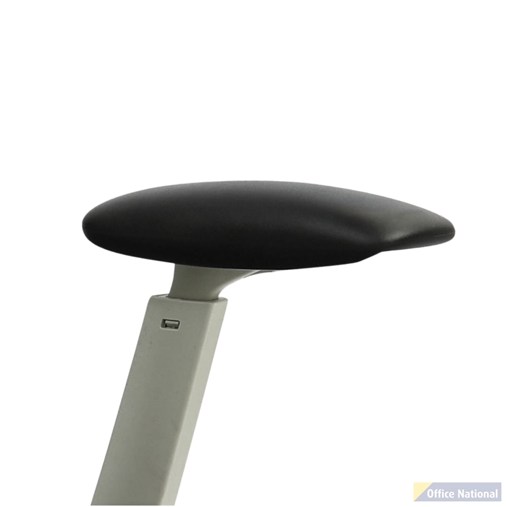 BURO ARMS TO SUIT BURO FORCE CHAIR LIGHT GREY/BLACK PAD