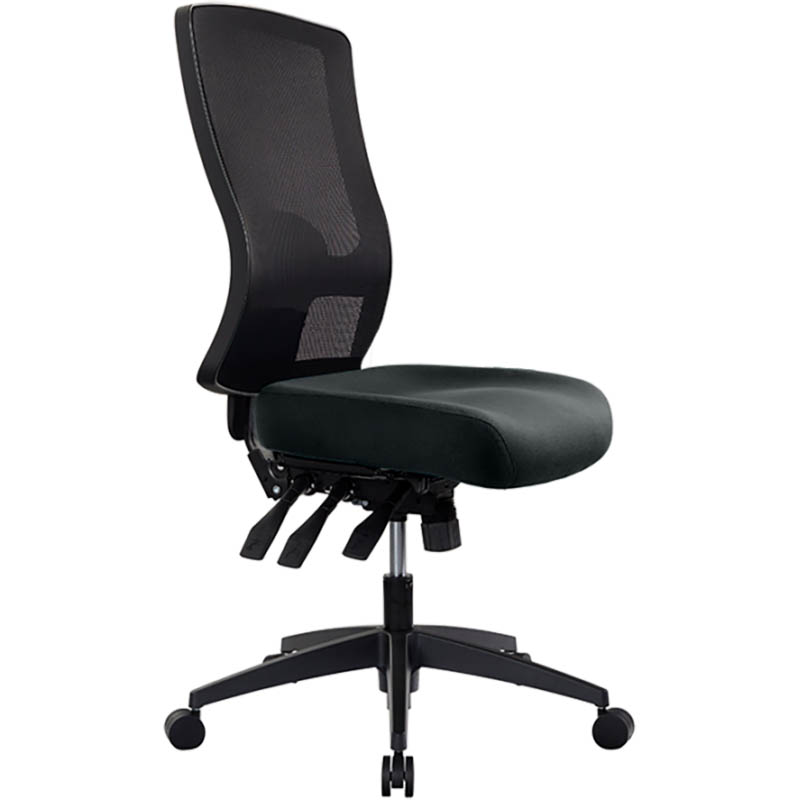Buro Tidal Chair High Mesh Back Black