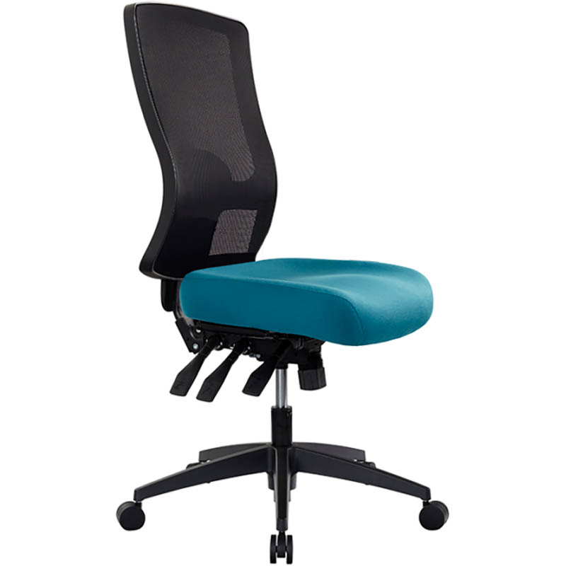 Buro Tidal Chair High Mesh Back Teal