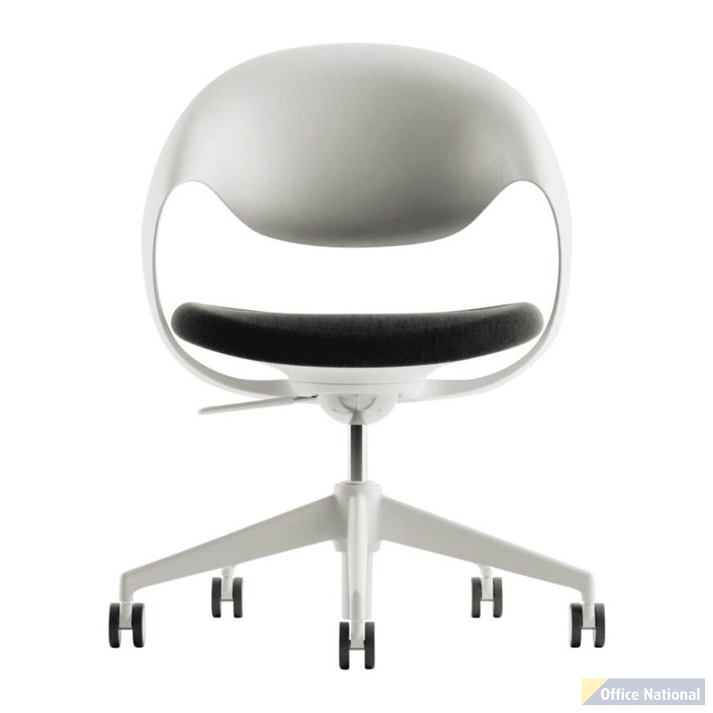 KONFURB LOOP 5 STAR CHAIR 600 X 630 X 840MM BLACK SEAT