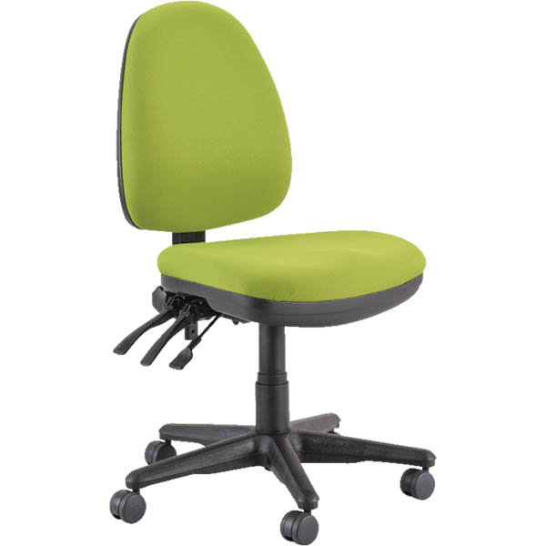 BURO VERVE TASK CHAIR HIGH BACK 3-LEVER GREEN