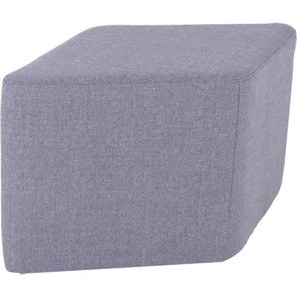 Buro York Ottoman Parellelogram Grey