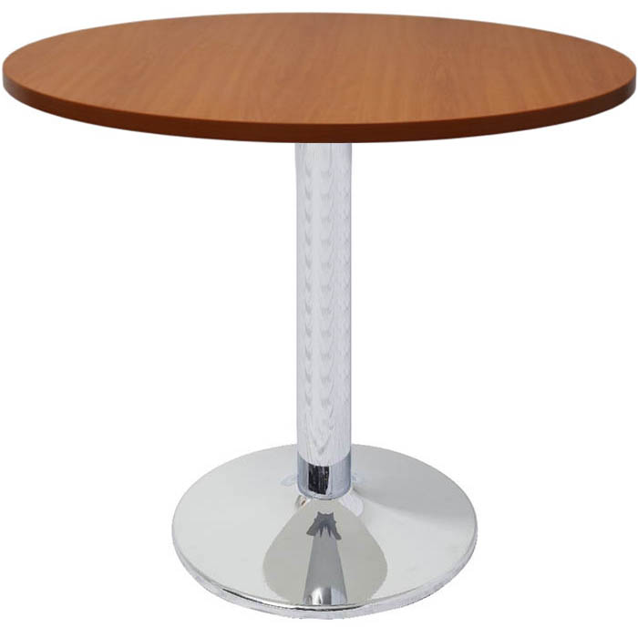 RAPIDLINE ROUND TABLE DISC BASE 1200MM CHERRY/CHROME