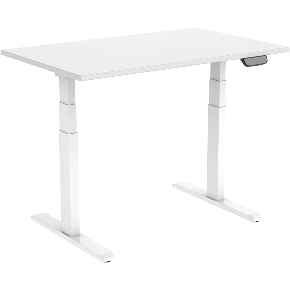 ERGOVIDA EED-623D ELECTRIC SIT-STAND DESK 1500 X 750MM WHITE/WHITE