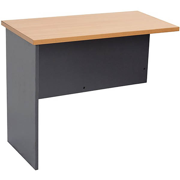 RAPID WORKER CR45WORKSTATION DESK RETURN 900 X 450MM BEECH/IRONSTONE