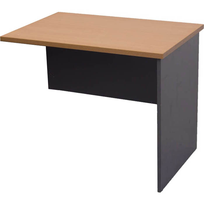 RAPID WORKER CWR6 WORKSTATION DESK RETURN 600 X 600MM CHERRY/IRONSTONE