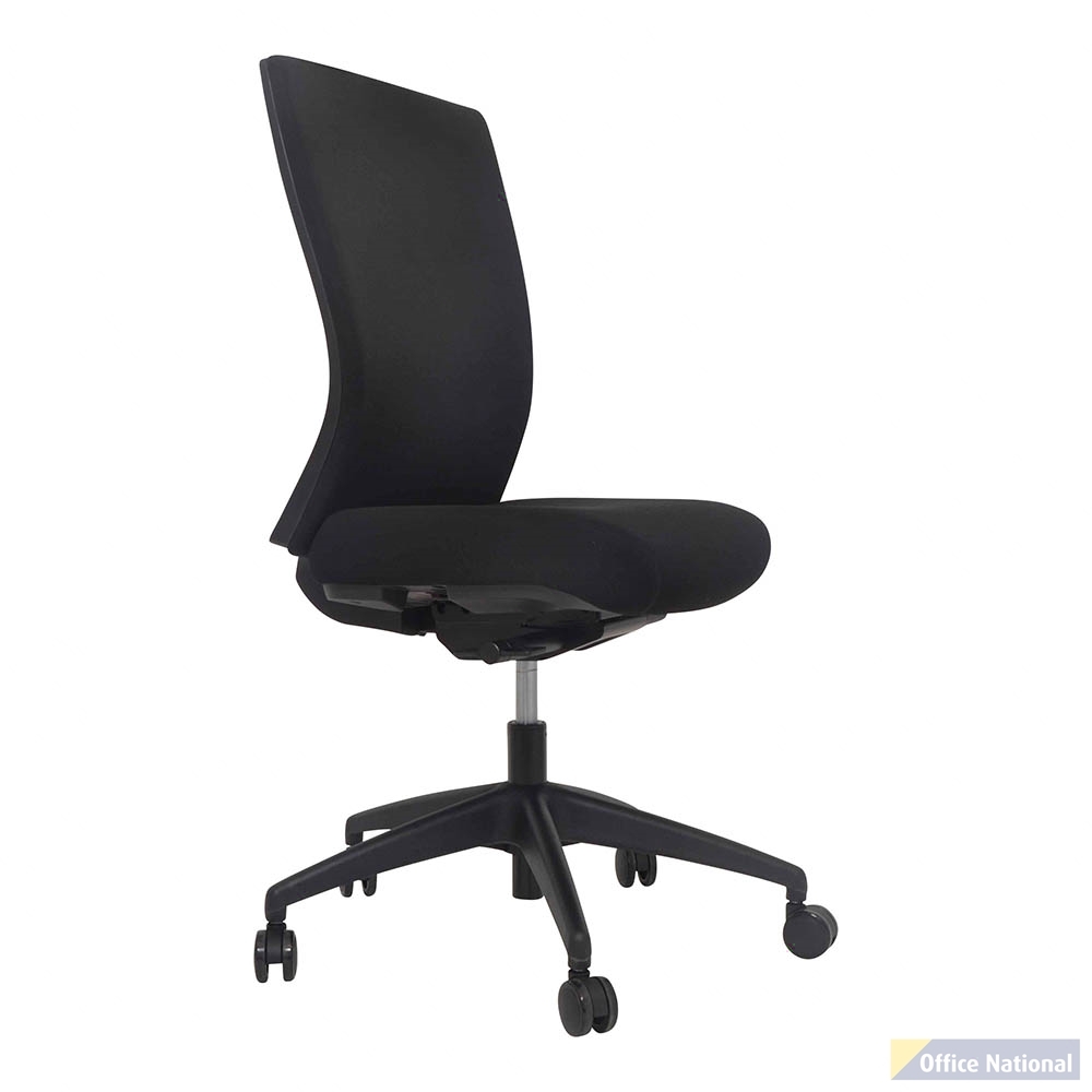BURO MENTOR UPHOLSTERED CHAIR NYLON BASE BLACK