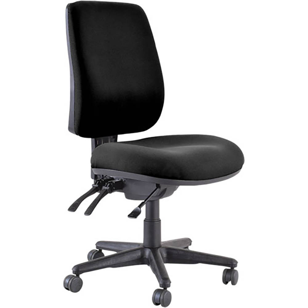 BURO ROMA 3 LEVER HIGH BACK CHAIR BLACK