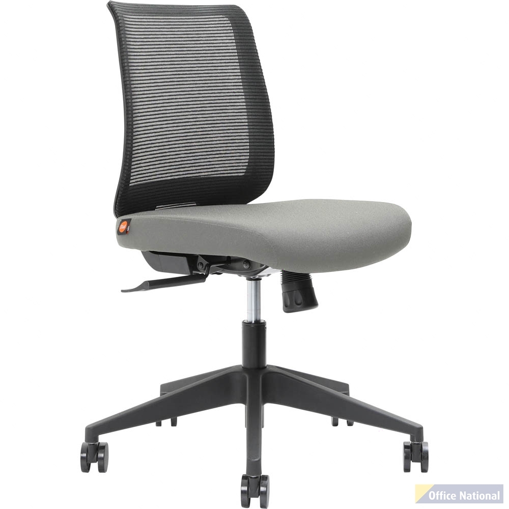 BRINDIS TASK CHAIR LOW MESH BACK NYLON BASE ICE