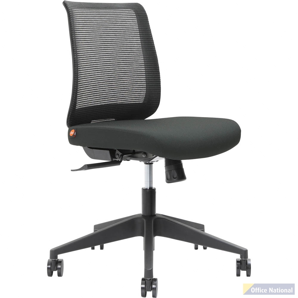 BRINDIS TASK CHAIR LOW MESH BACK NYLON BASE SLATE