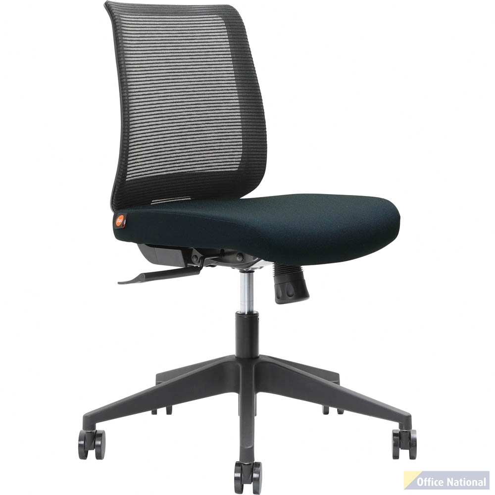 BRINDIS TASK CHAIR LOW MESH BACK NYLON BASE NAVY