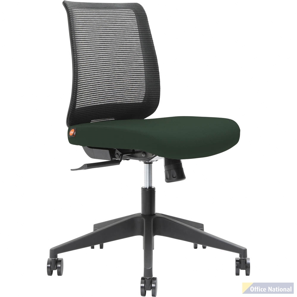 BRINDIS TASK CHAIR LOW MESH BACK NYLON BASE FOREST