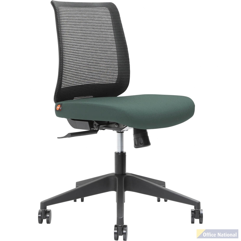 BRINDIS TASK CHAIR LOW MESH BACK NYLON BASE TEAL