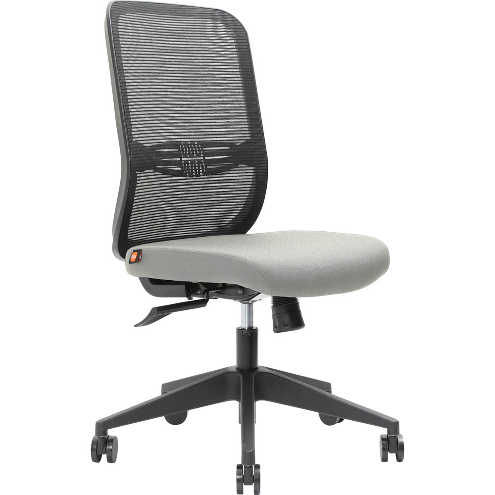 BRINDIS TASK CHAIR HIGH MESH BACK NYLON BASE ICE