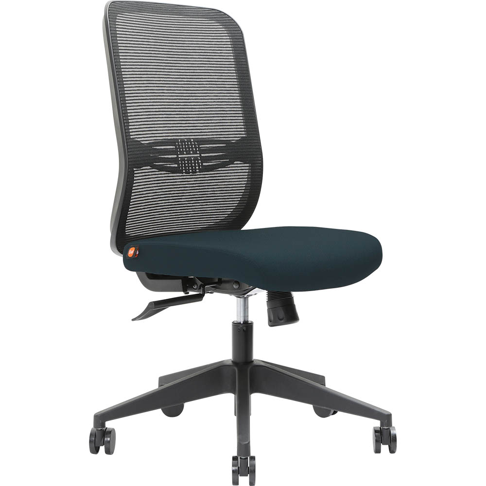 BRINDIS TASK CHAIR HIGH MESH BACK NYLON BASE DENIM