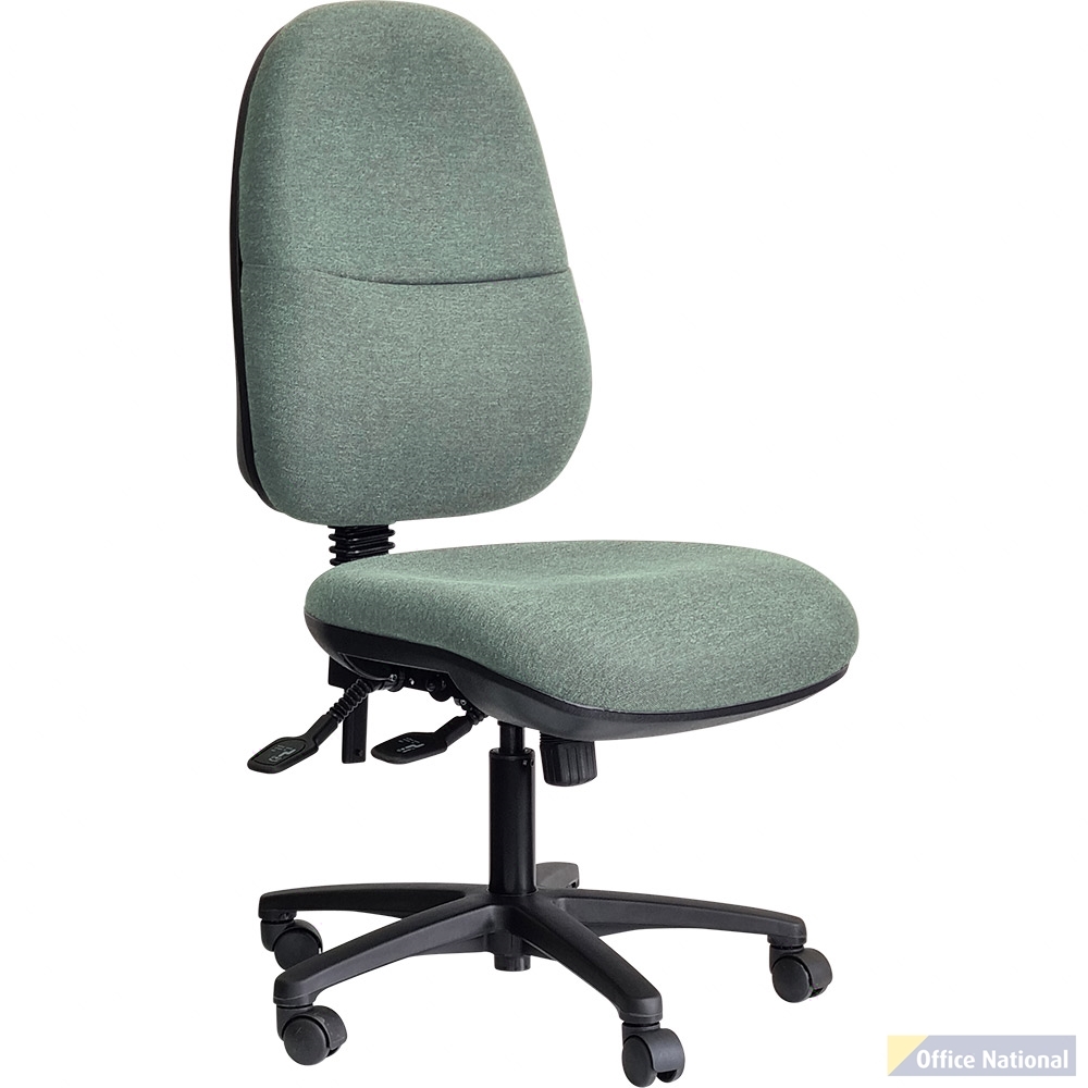 DAL ERGO BC TASK CHAIR HIGH BACK 3-LEVER BLACK NYLON BASE GRAVITY FABRIC CLOUD