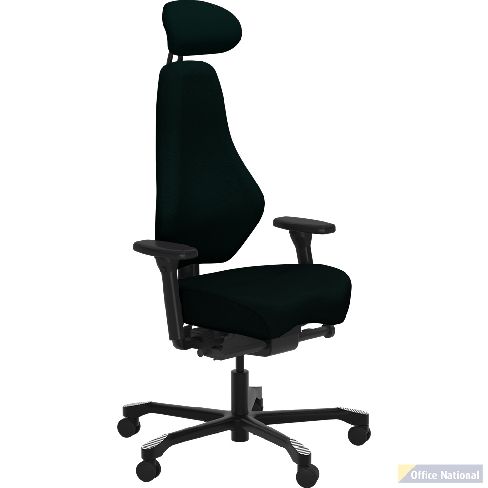DAL VIETO SPINE ERGONOMIC CHAIR SYNCHRO HIGH BACK ADJUSTABLE ARMS AND HEADREST FABRIC