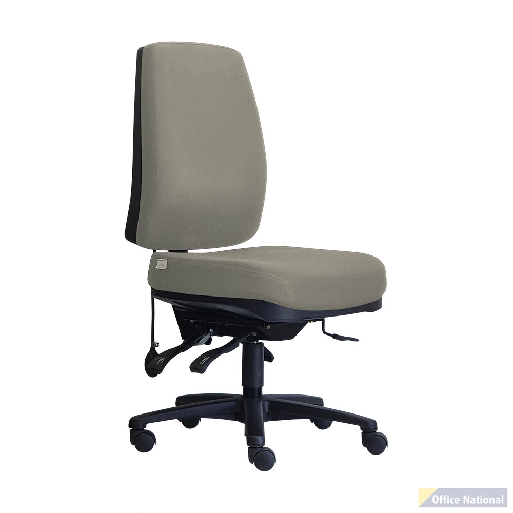 DAL BPLUS HIGH BACK CHAIR LARGE GELTEQ G2SEAT NO ARMS WARWICK GRAVITY MOCHA