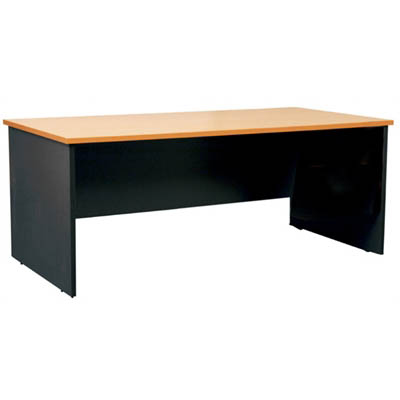 Oxley Desk 1800x750x730mm Beech/Ironstone