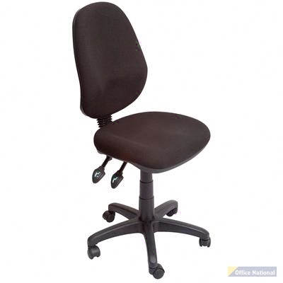 RAPIDLINE EC070CH OPERATOR CHAIR HIGH BACK 3 LEVER BLACK