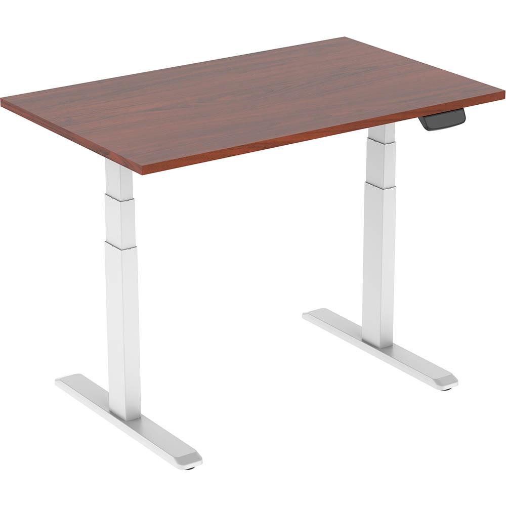 ERGOVIDA EED-623D ELECTRIC SIT-STAND DESK 1800 X 750MM WHITE/DARK WALNUT