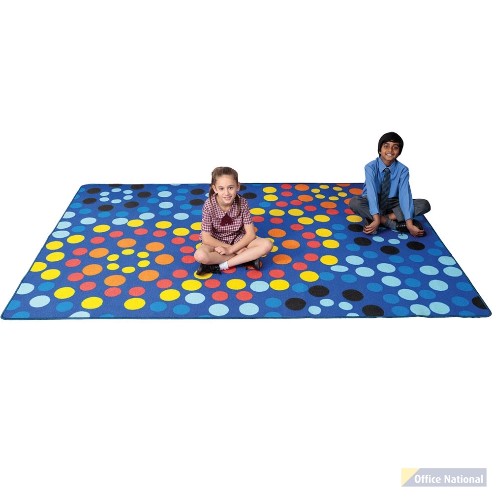 ELIZABETH RICHARDS MOSAIC SKY RUG 1.78 X 2.34M DARK BLUE