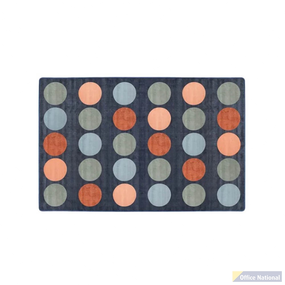 ELIZABETH RICHARDS COLOURS OF AUSTRALIA RUG CIRCLE 3 X 2M NAVY