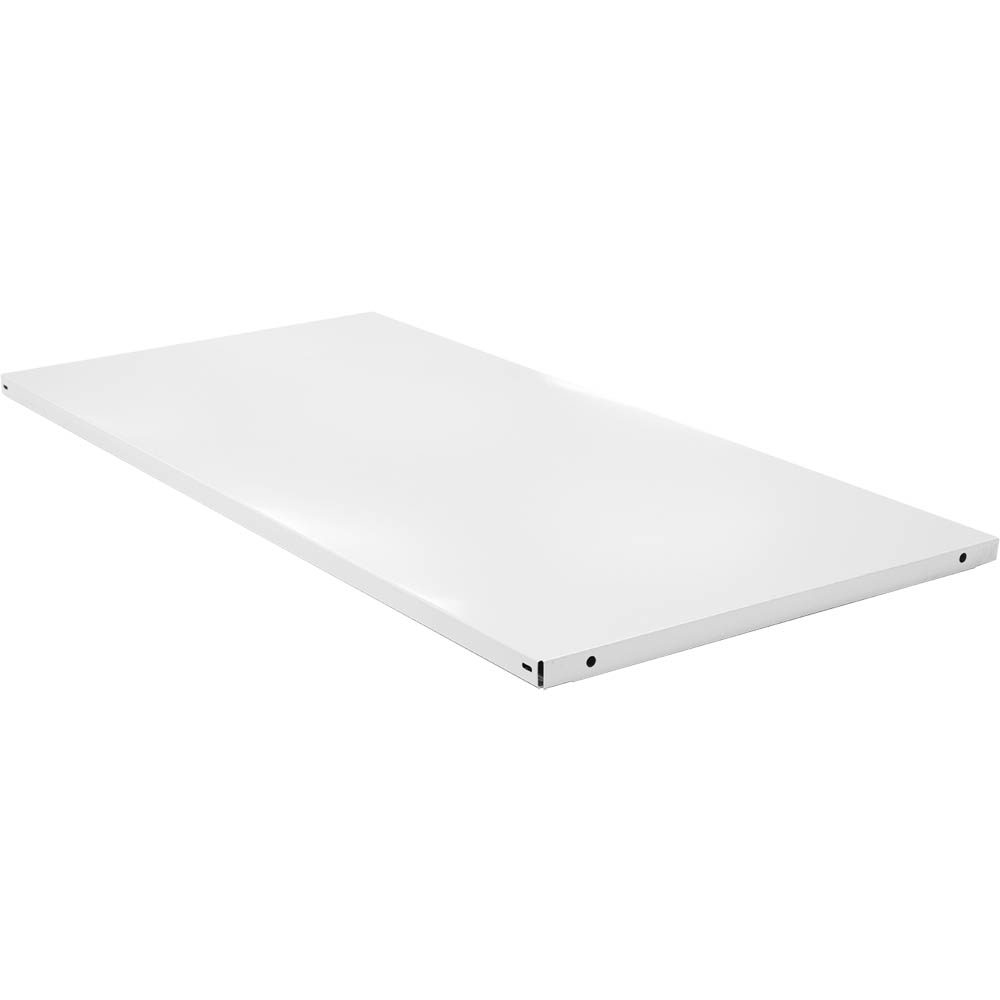 Steelco exs1200 extra shelf 1200 x 400d white satin
