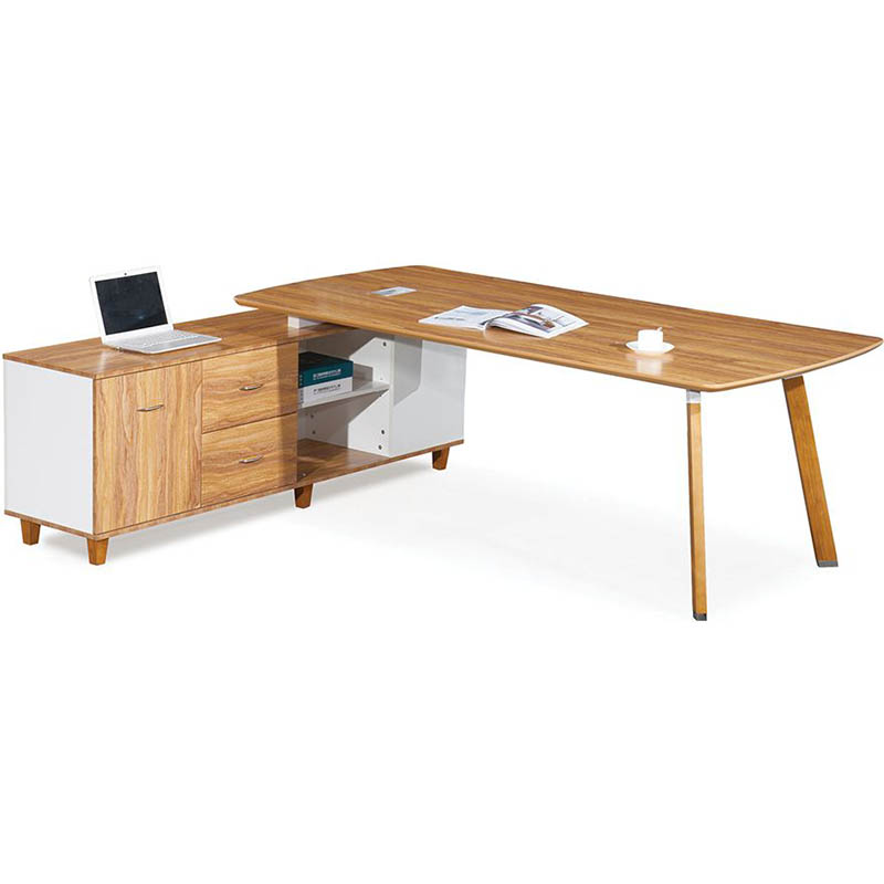 ARBOR EXECUTIVE CORNER WORKSTATION LH 2200 X 1850 X 720MM AMERICAN WALNUT