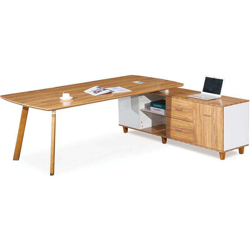 Arbor Executive Corner Workstation Rh 2200x1850x720mm American Walnut