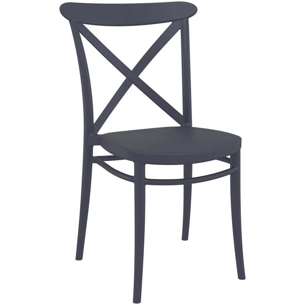 Siesta Cross Chair 440mm Anthracite