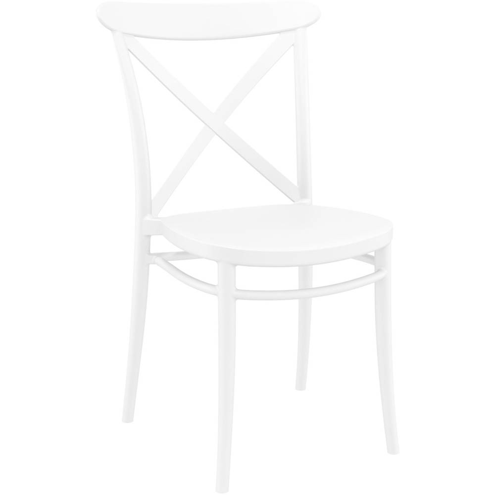 Siesta Cross Chair 440mm White
