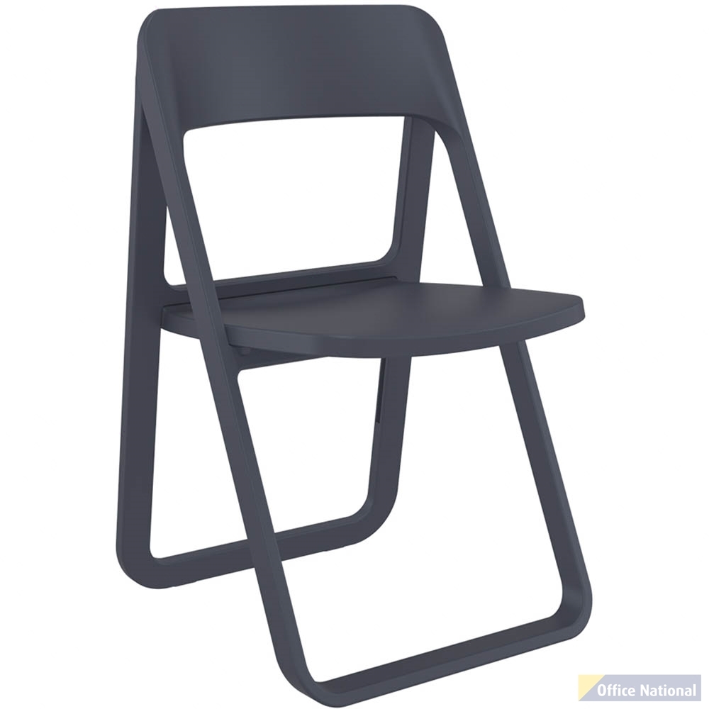 SIESTA DREAM FOLDING CHAIR DARK GREY