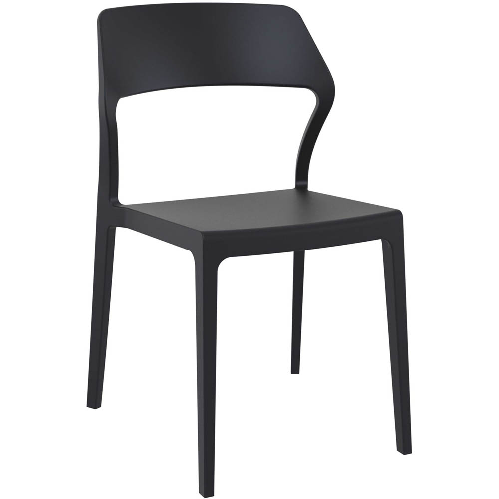 Siesta Snow Chair 470mm Black