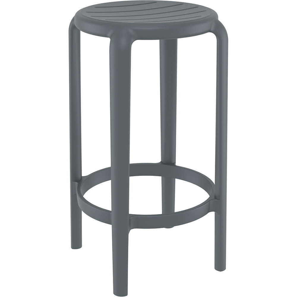 SIESTA EXCLUSIVE TOM BAR STOOL 65 DARK GREY