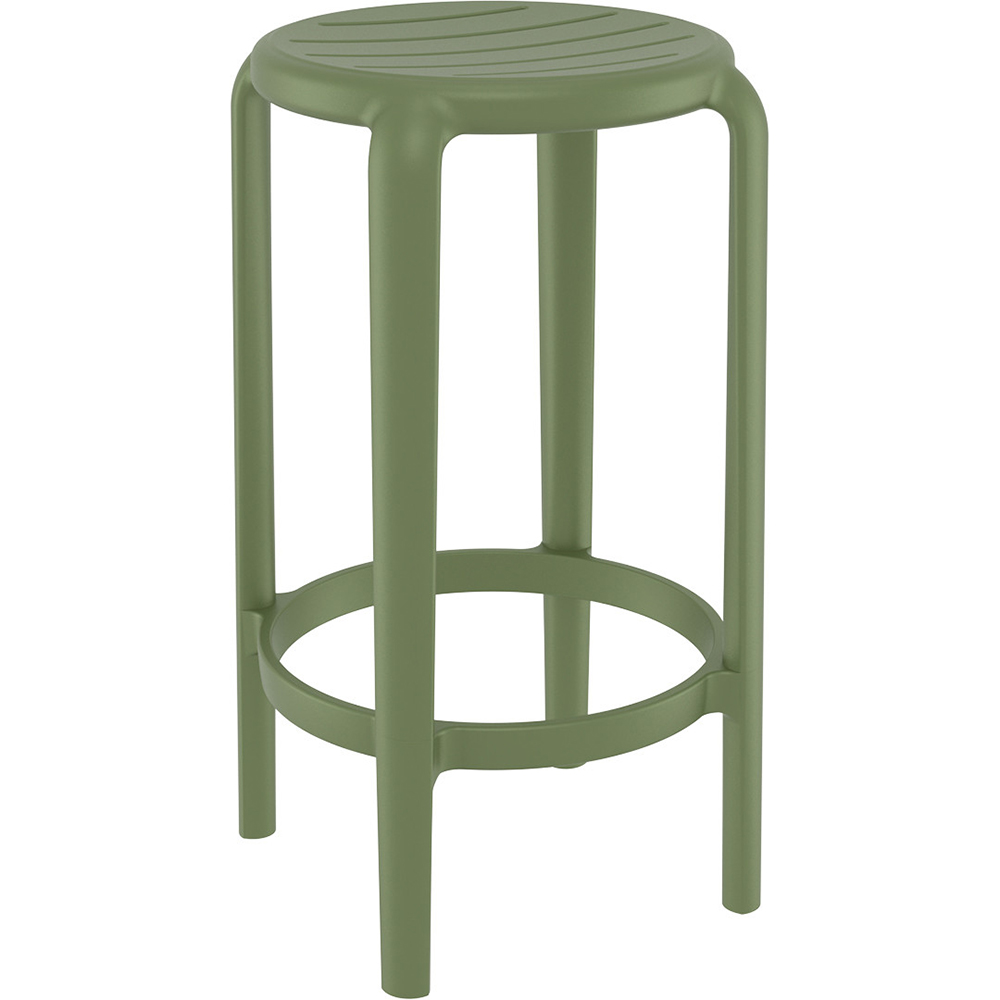SIESTA EXCLUSIVE TOM BAR STOOL 65 OLIVE GREEN