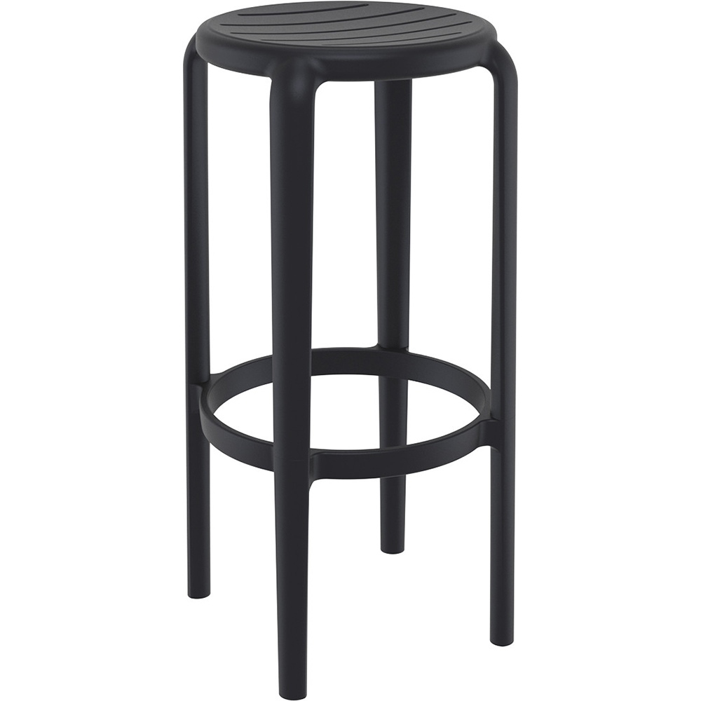 SIESTA EXCLUSIVE TOM BAR STOOL 75 BLACK