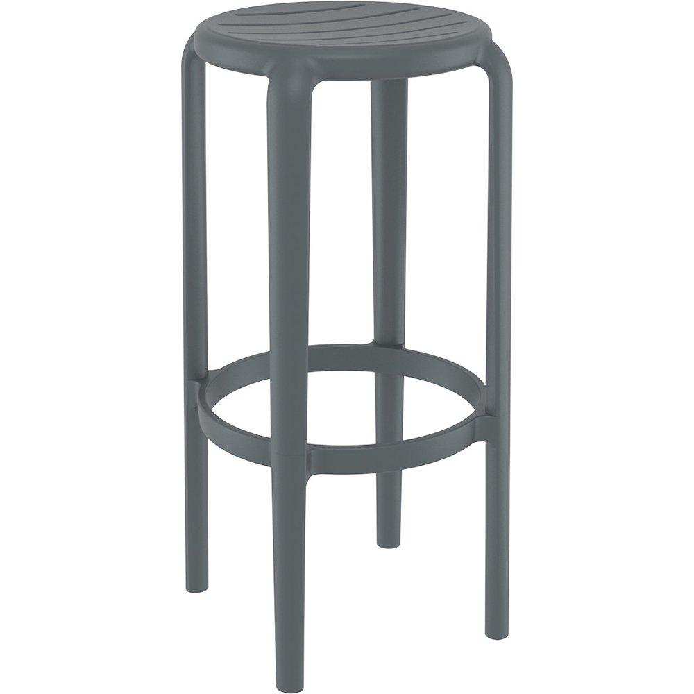 SIESTA EXCLUSIVE TOM BAR STOOL 75 ANTHRACITE